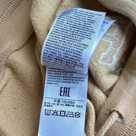 GAP Classic Casual Style Camel Beige Soft Fleece Jogger Sweatpants Size XS - Picture 7 of 13